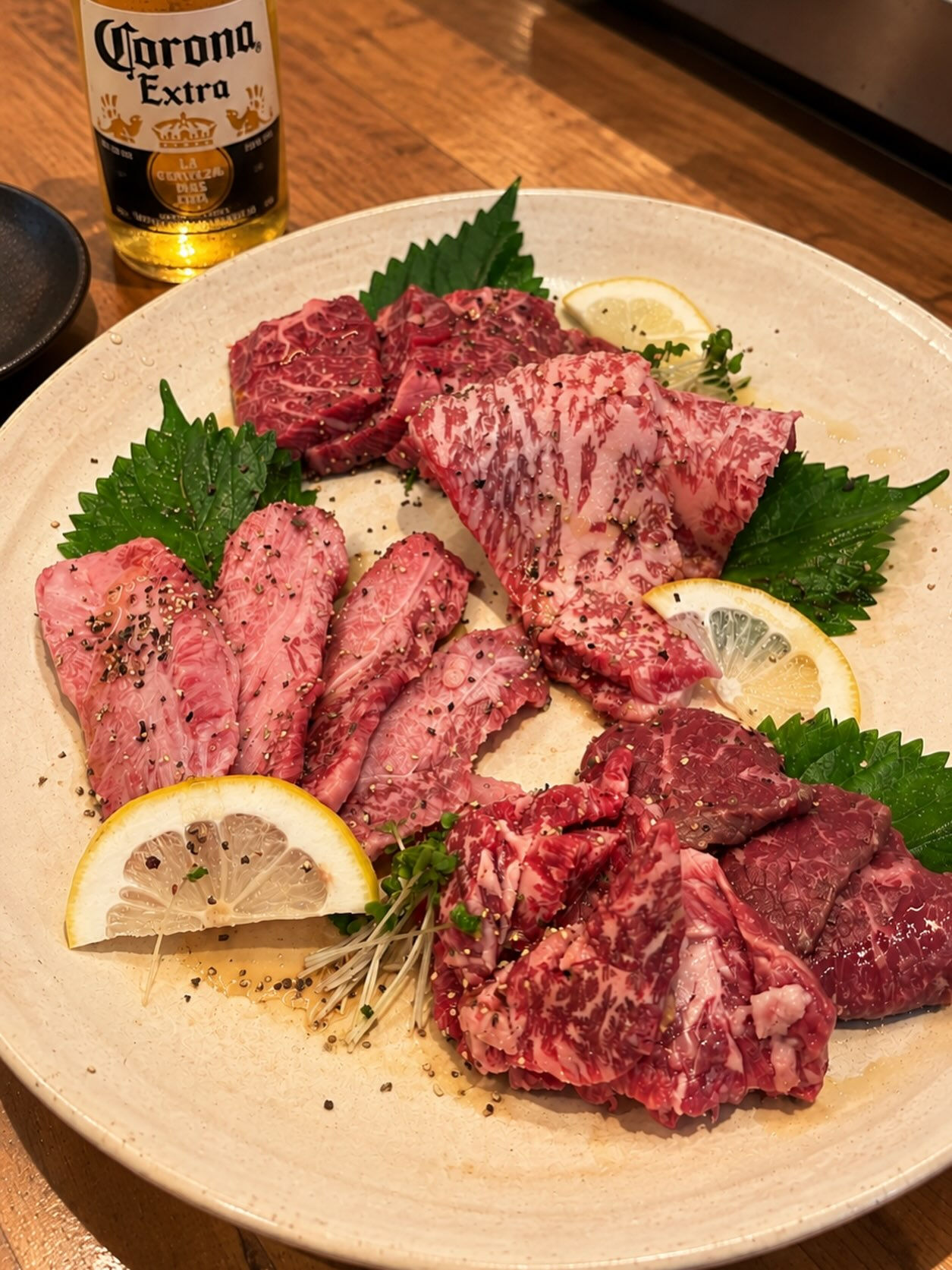 本日の知多牛🐮5種盛り